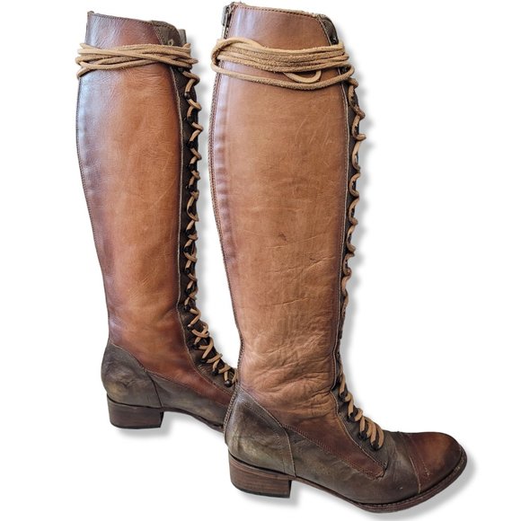 freebird | Shoes | Freebird Arlo Rare Brown Knee High Boots | Poshmark